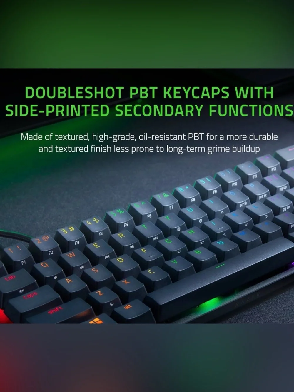 Razer Huntsman Mini 60% Gaming Keyboard - Black with RGB . NEW